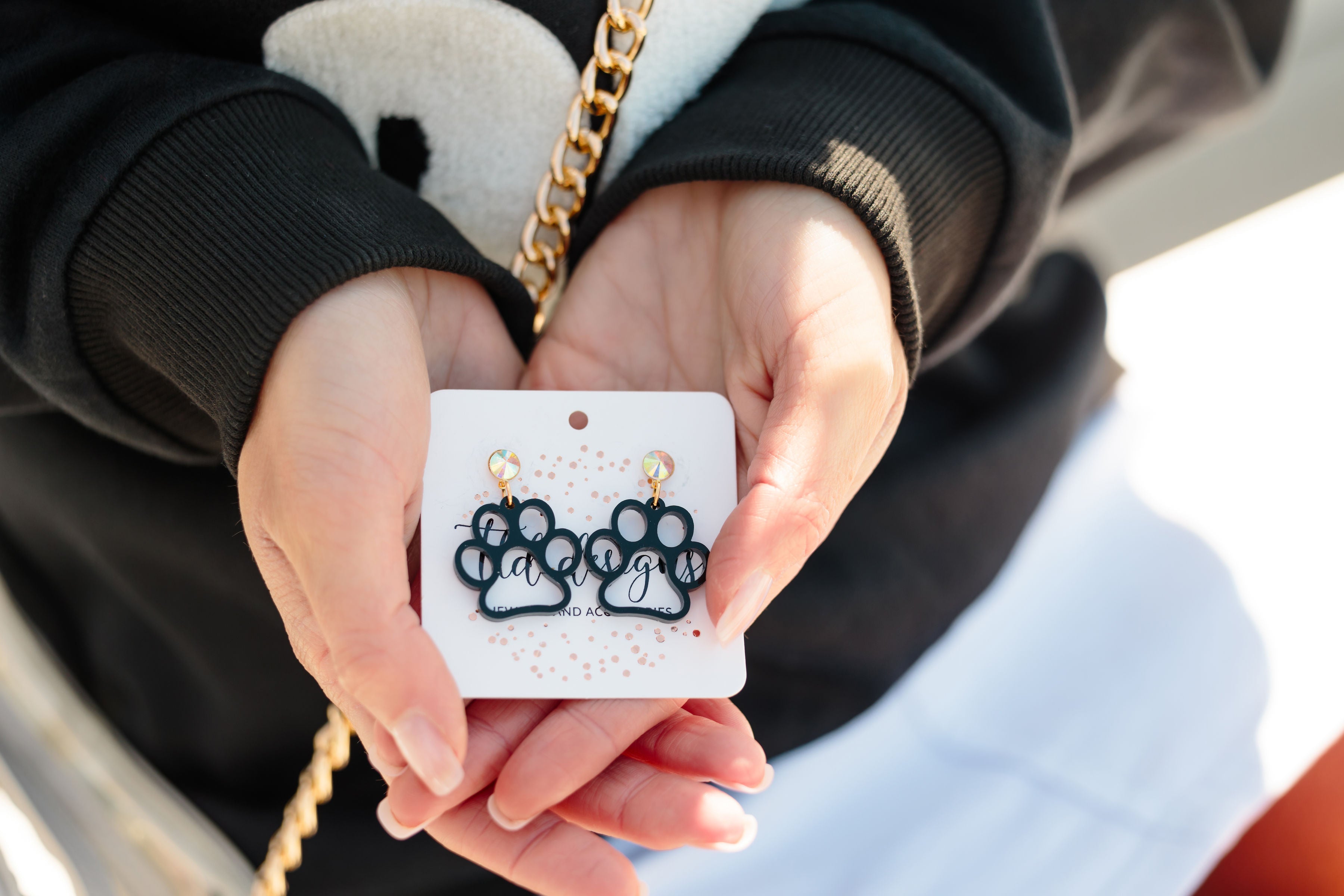 Paw Print Earrings