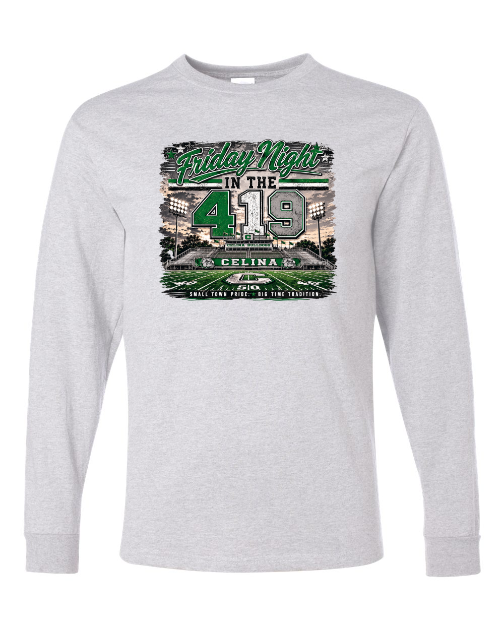 Friday Night in the 419 Crewneck Long Sleeve Tee Shirt