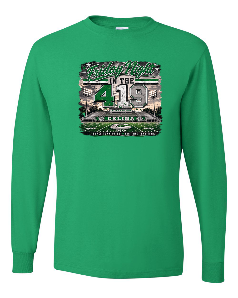 Friday Night in the 419 Crewneck Long Sleeve Tee Shirt