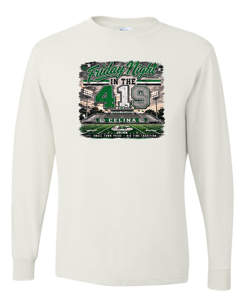 Friday Night in the 419 Crewneck Long Sleeve Tee Shirt