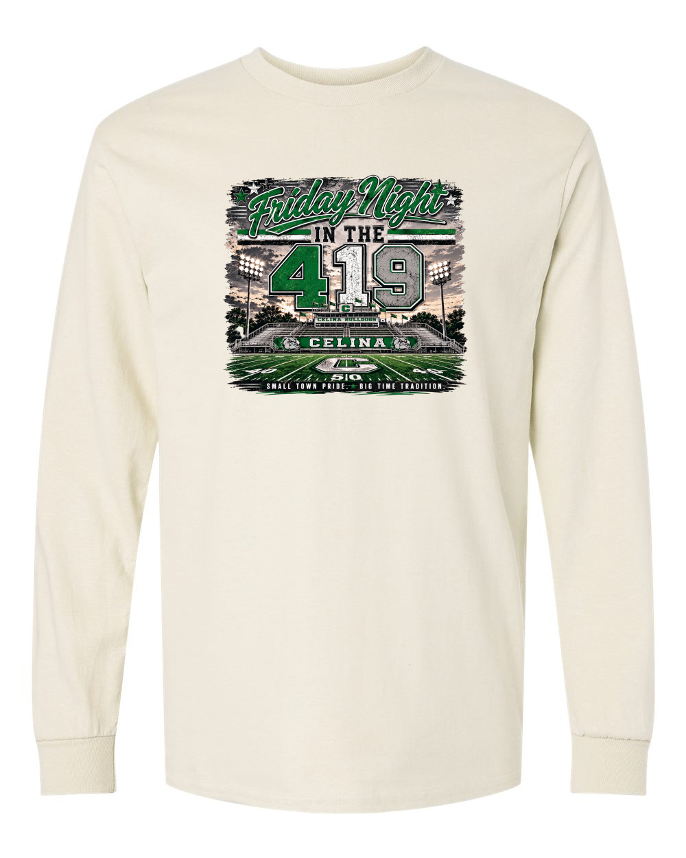 Friday Night in the 419 Crewneck Long Sleeve Tee Shirt