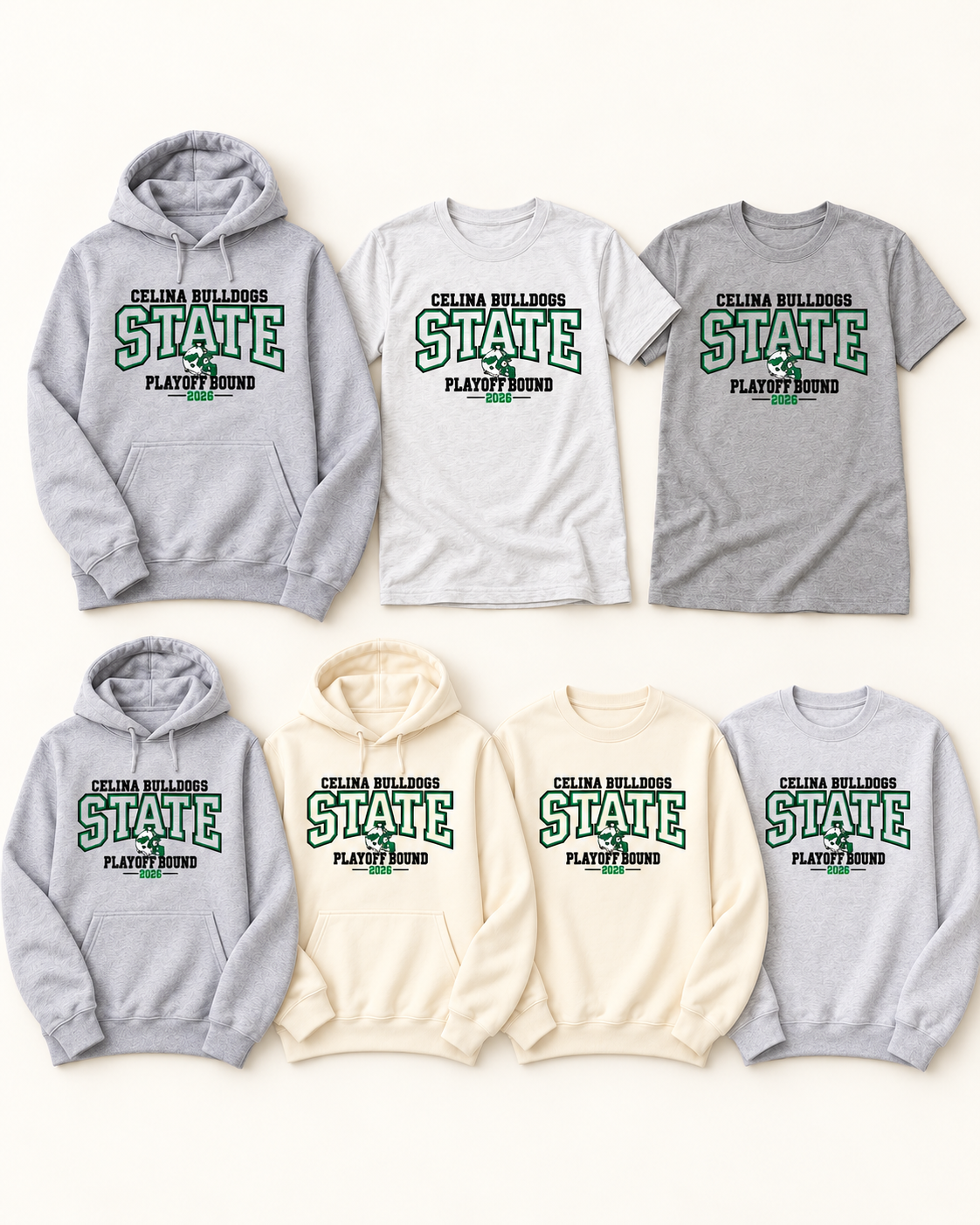 2026 State Bound Celina Bulldog Graphic Tees/Hoodies