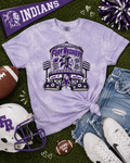 Fort Recovery Indians Water Tower Graphic Colorblast Comfort Color Tee