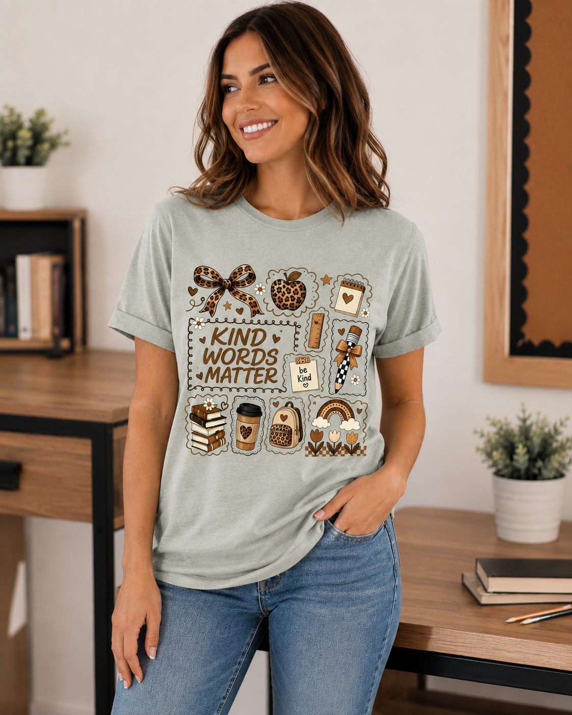Back To School Kind Words Matter Graphic Tee