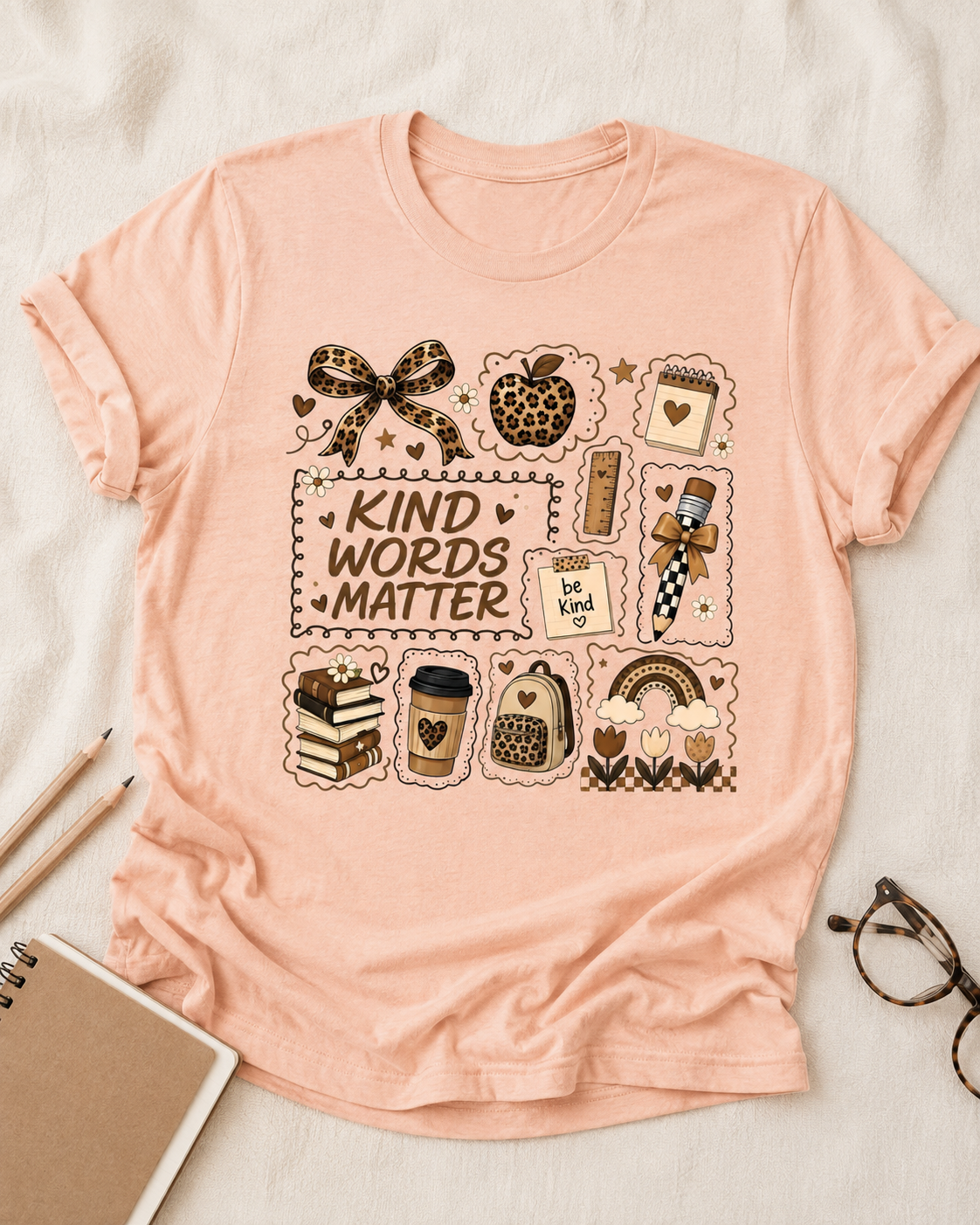 Back To School Kind Words Matter Graphic Tee