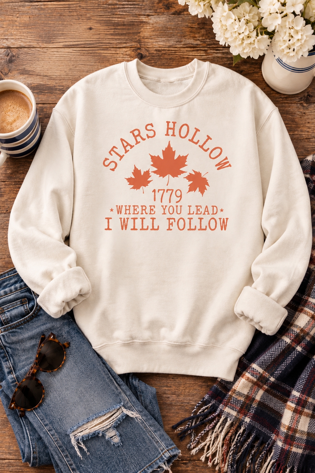 Stars Hollow Where You Lead I Will Follow Crewneck Sweatshirt