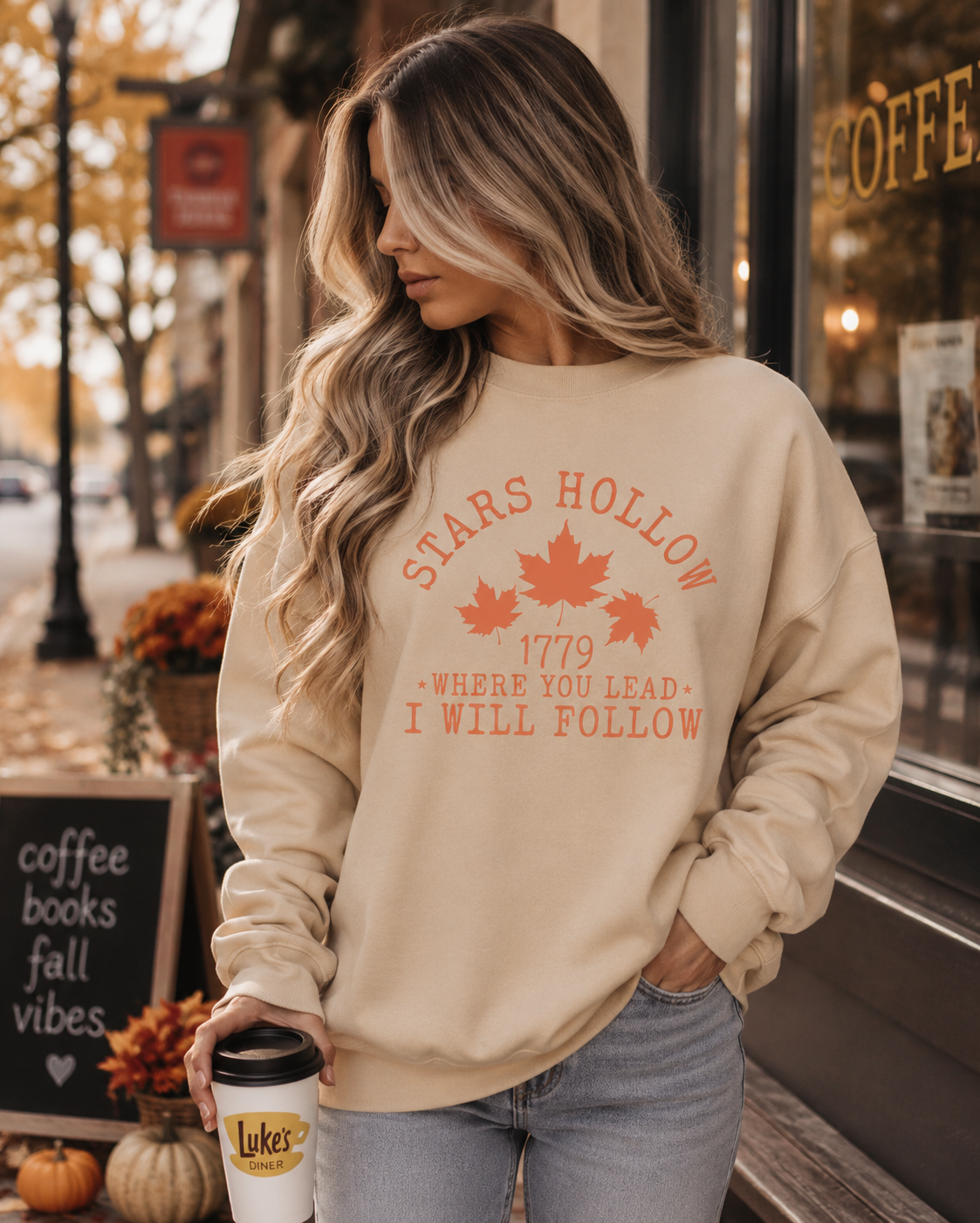 Stars Hollow Where You Lead I Will Follow Crewneck Sweatshirt