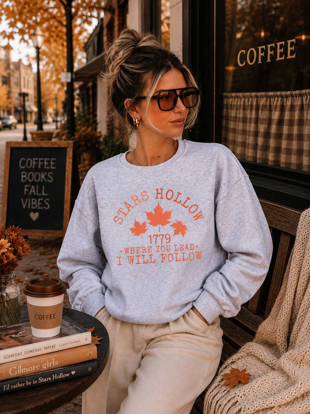 Stars Hollow Where You Lead I Will Follow Crewneck Sweatshirt