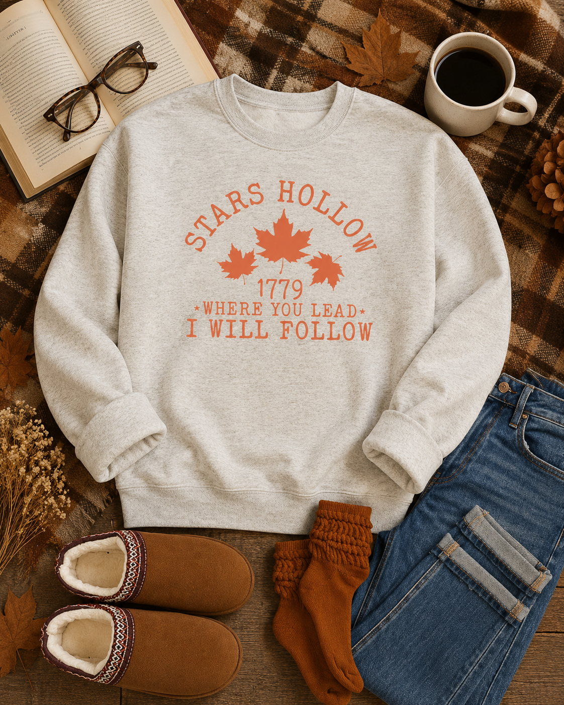 Stars Hollow Where You Lead I Will Follow Crewneck Sweatshirt