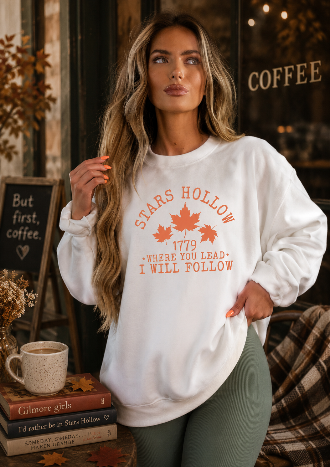 Stars Hollow Where You Lead Crewneck Sweatshirt
