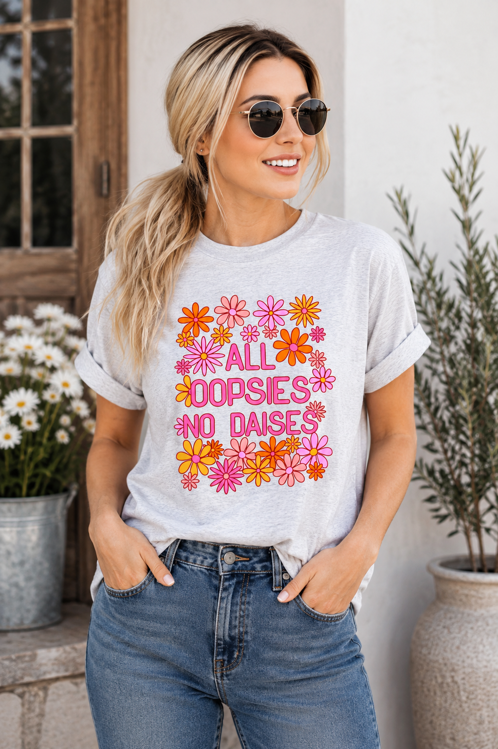 All Oopsies No Daisies Graphic Tee