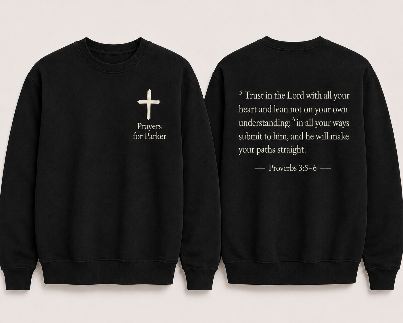 Prayer For Parker Proverbs 3:5 Graphic Tee