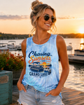 Chasing Sunsets on Grand Lake Tie Dye Tank