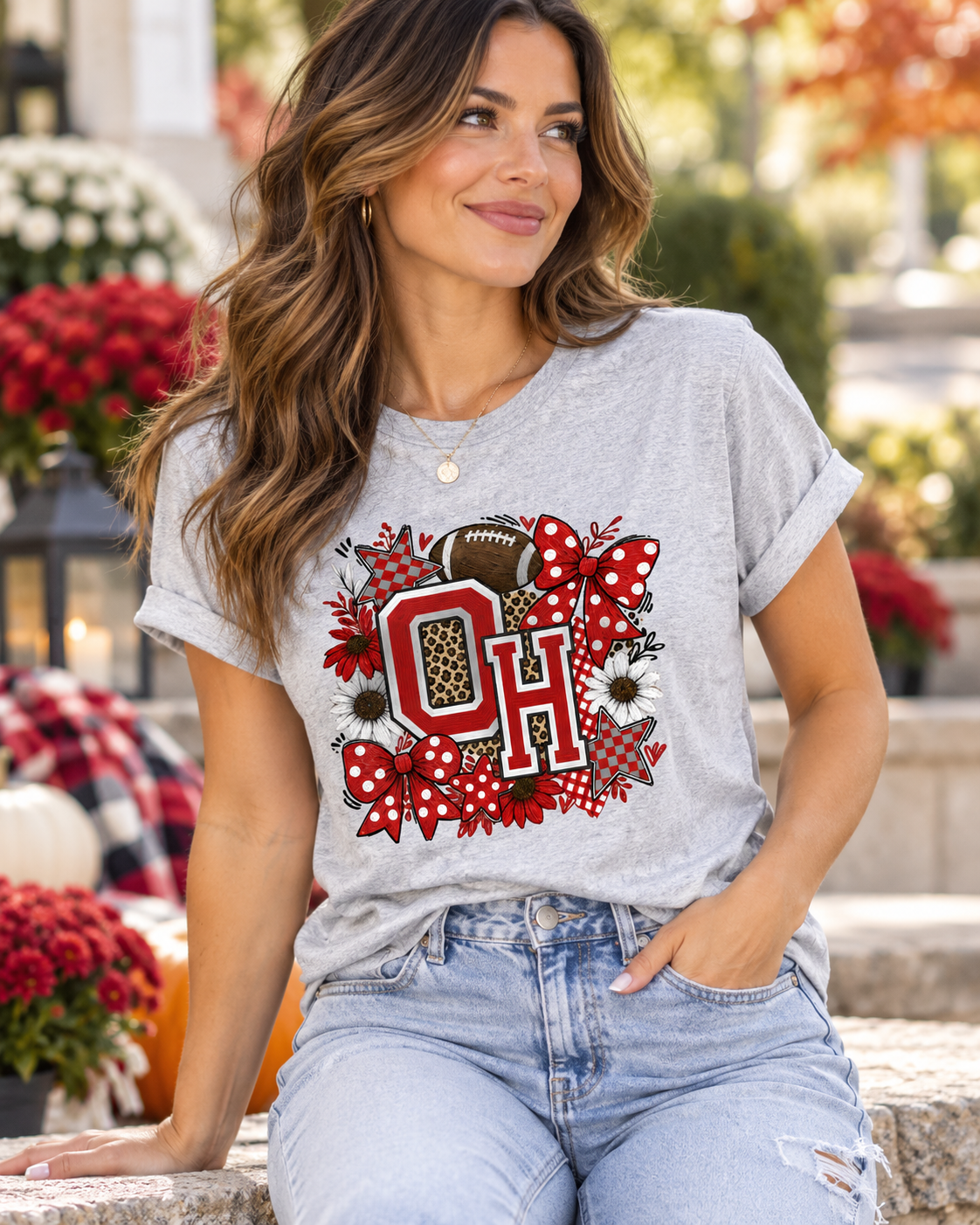 OH Crewneck Tee Shirt