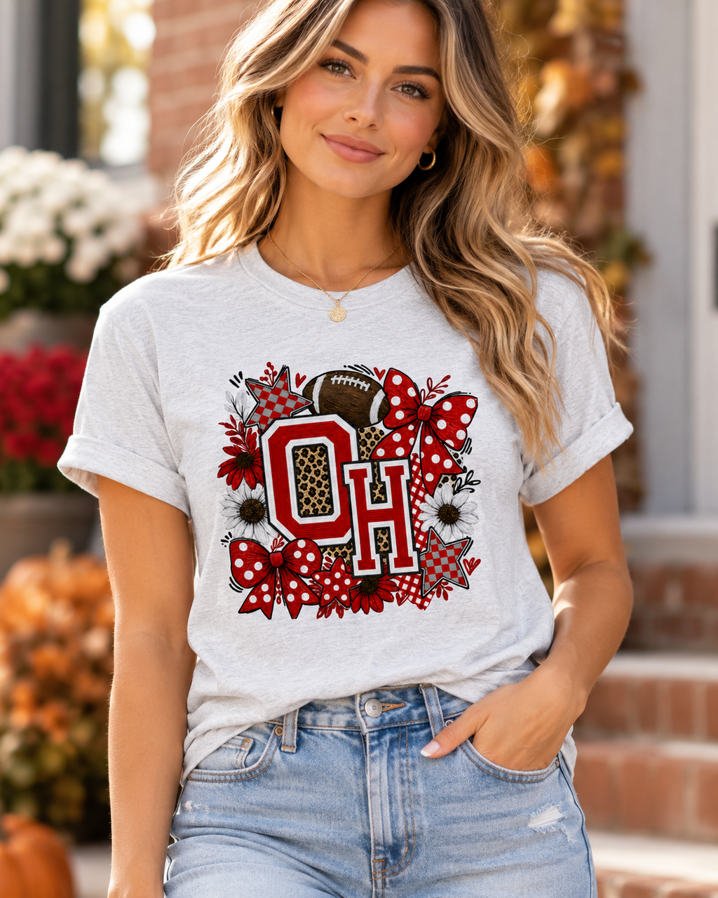 OH Crewneck Tee Shirt
