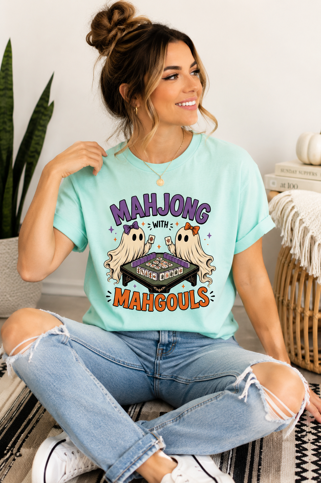 Mahjong MahGhouls Bella Canvas Graphic tee