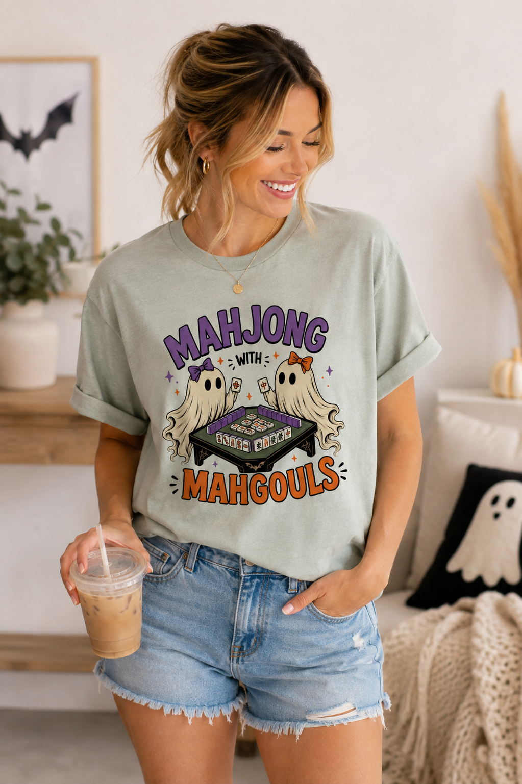 Mahjong MahGhouls Bella Canvas Graphic tee