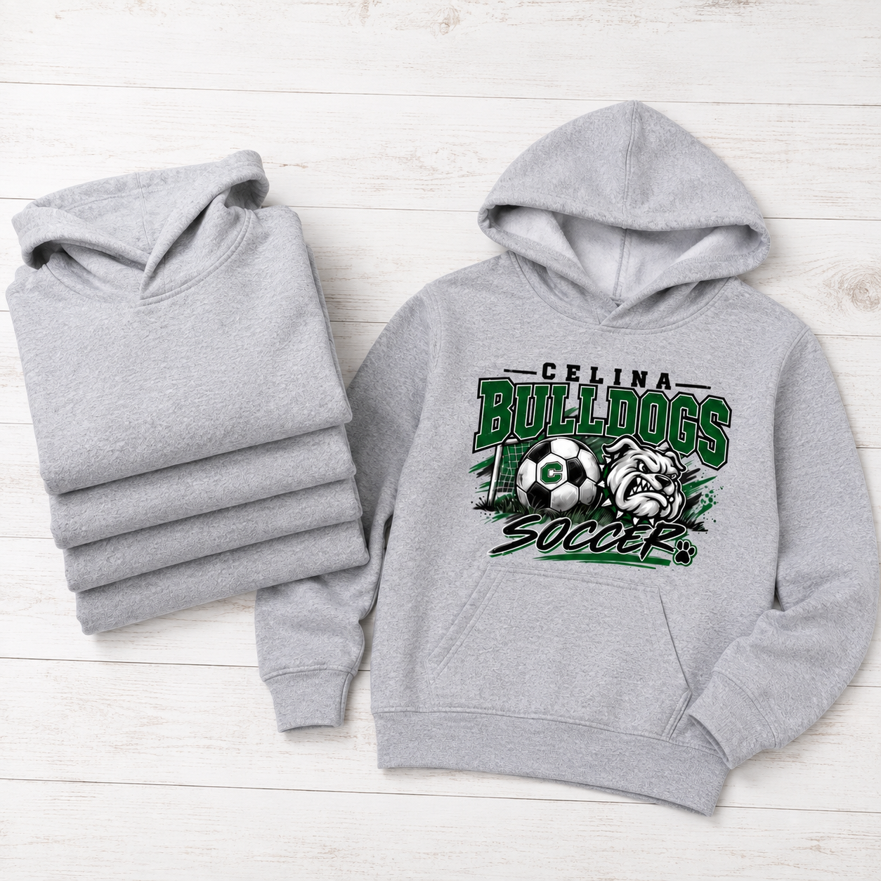 Youth Light Weight Bulldog Soccer Sweatshirt