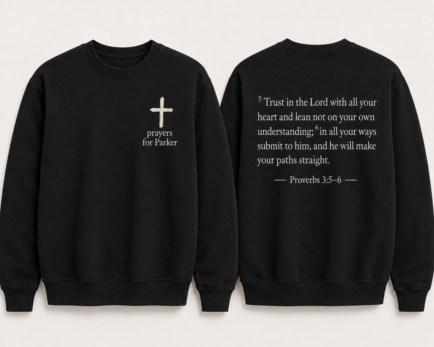 Prayer For Parket Proverbs 3:5 Graphic Tee