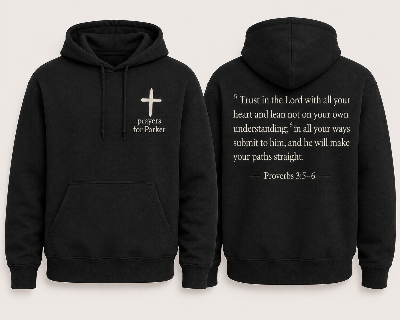 Prayer For Parket Proverbs 3:5 Graphic Tee