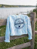 Grand Lake Weekend Club Cropped Tie Dye Hoodie