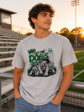 Who Let The Dogs Out Crewneck Tee Shirt