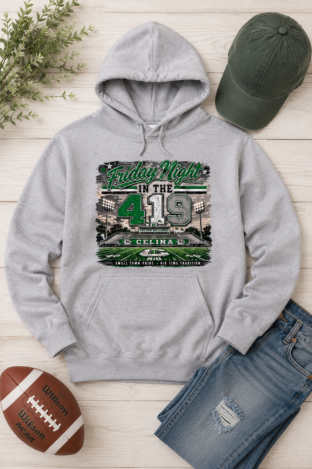 Friday Night in the 419 Graphic Hoodie