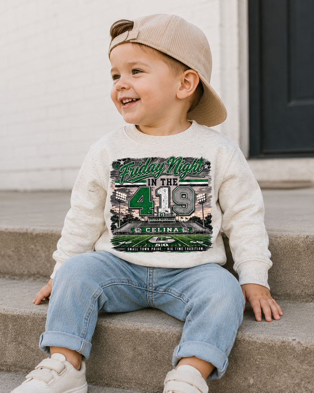 Friday Night in the 419 Toddler Crewneck Sweatshirt
