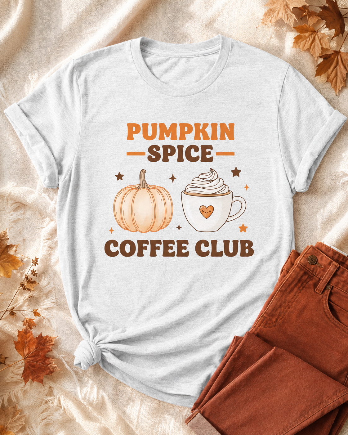 Pumpkin Spice Coffee Club Graphic Tee
