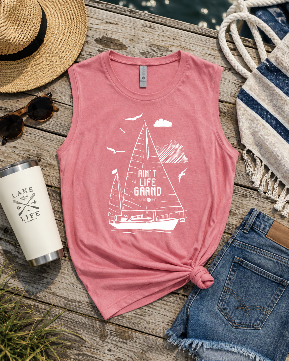 Ain't Life Grand, Grand Lake, Ohio Muscle Tank