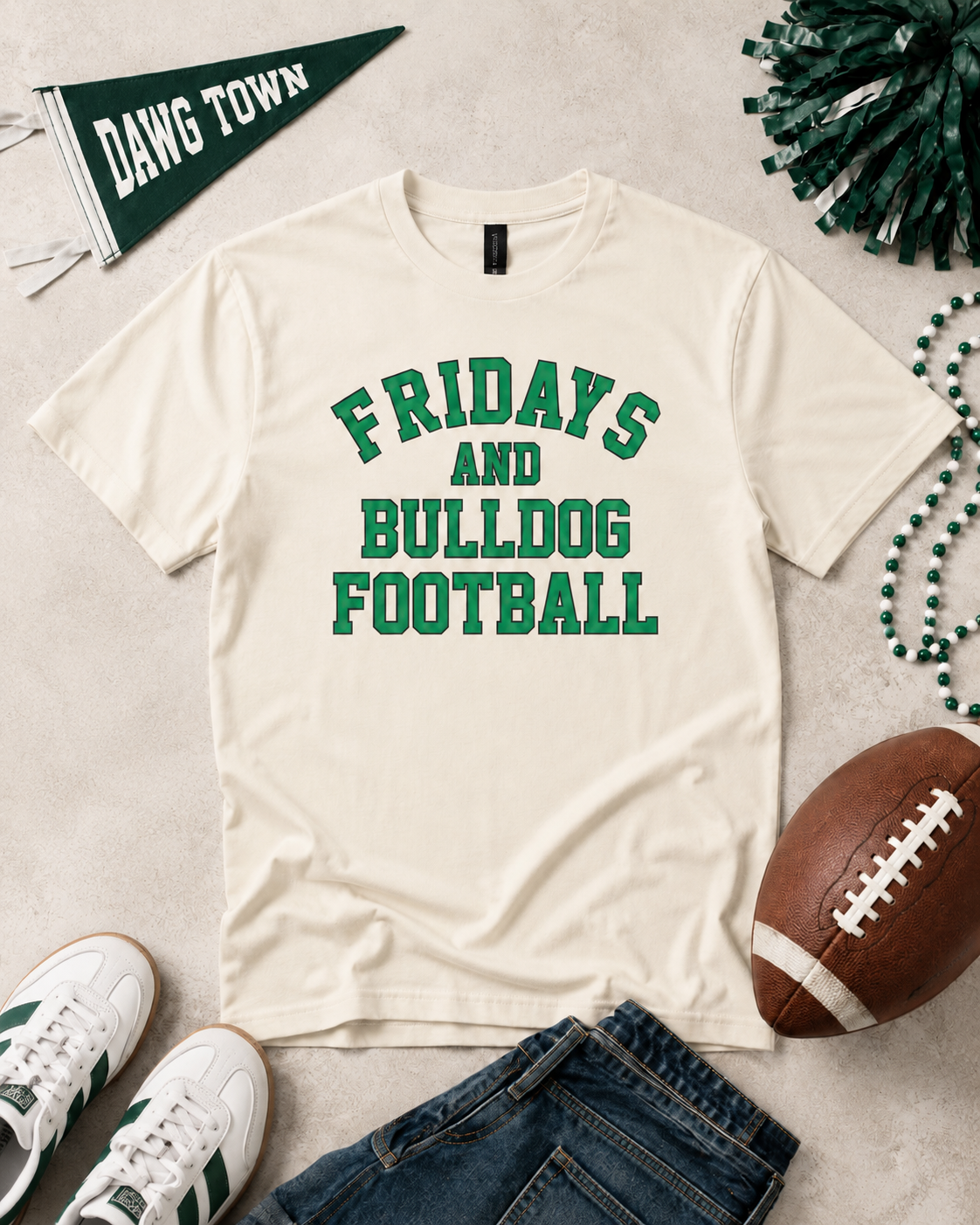 Fridays and Bulldog Football Gildan Graphic Tee