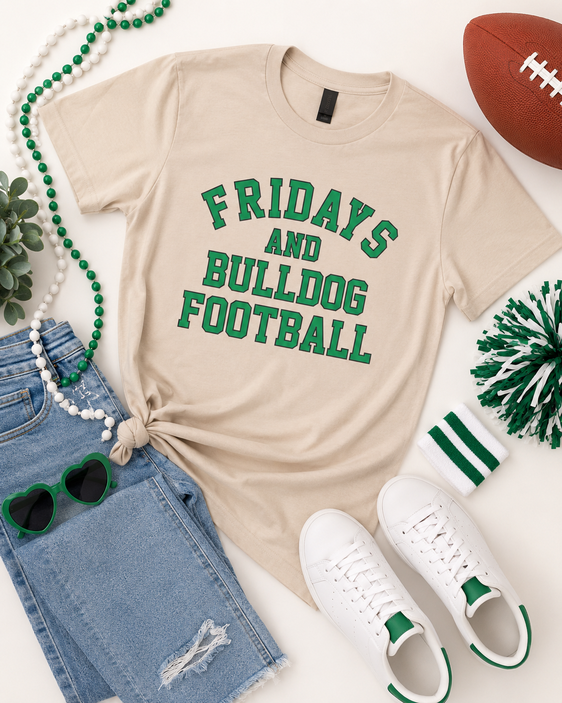 Fridays and Bulldog Football Gildan Graphic Tee