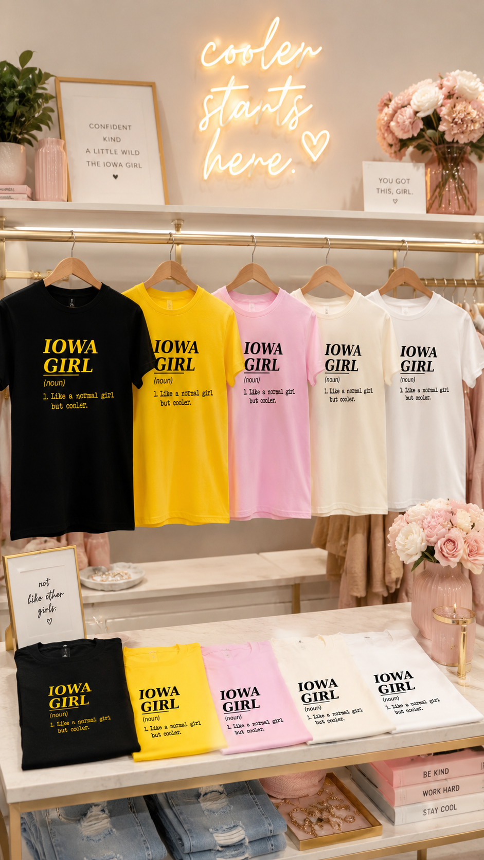 Iowa Girl Definition Graphic Tee, Tshirt, Top