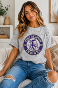 Fort Recovery Indians Comfort Color Tyr Dye Graphic Tee
