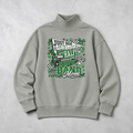 Bulldogs Band Mom Print Mock Neck Sweatshirt