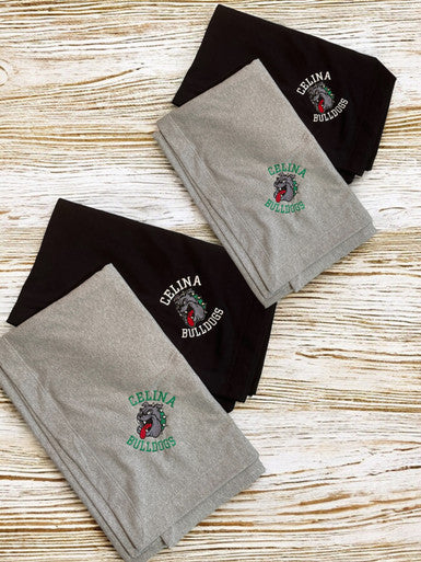 Celina Bulldog Embroidered Stadium Blanket