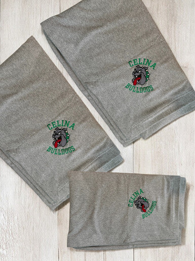 Celina Bulldog Embroidered Stadium Blanket