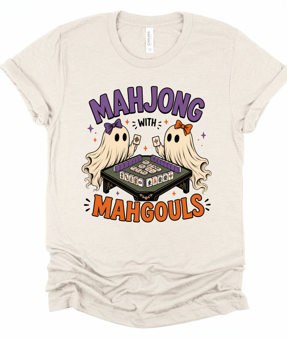 Mahjong MahGhouls Bella Canvas Graphic tee
