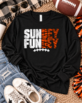 Sundey Fundey Graphic Print Long Sleeve Tee