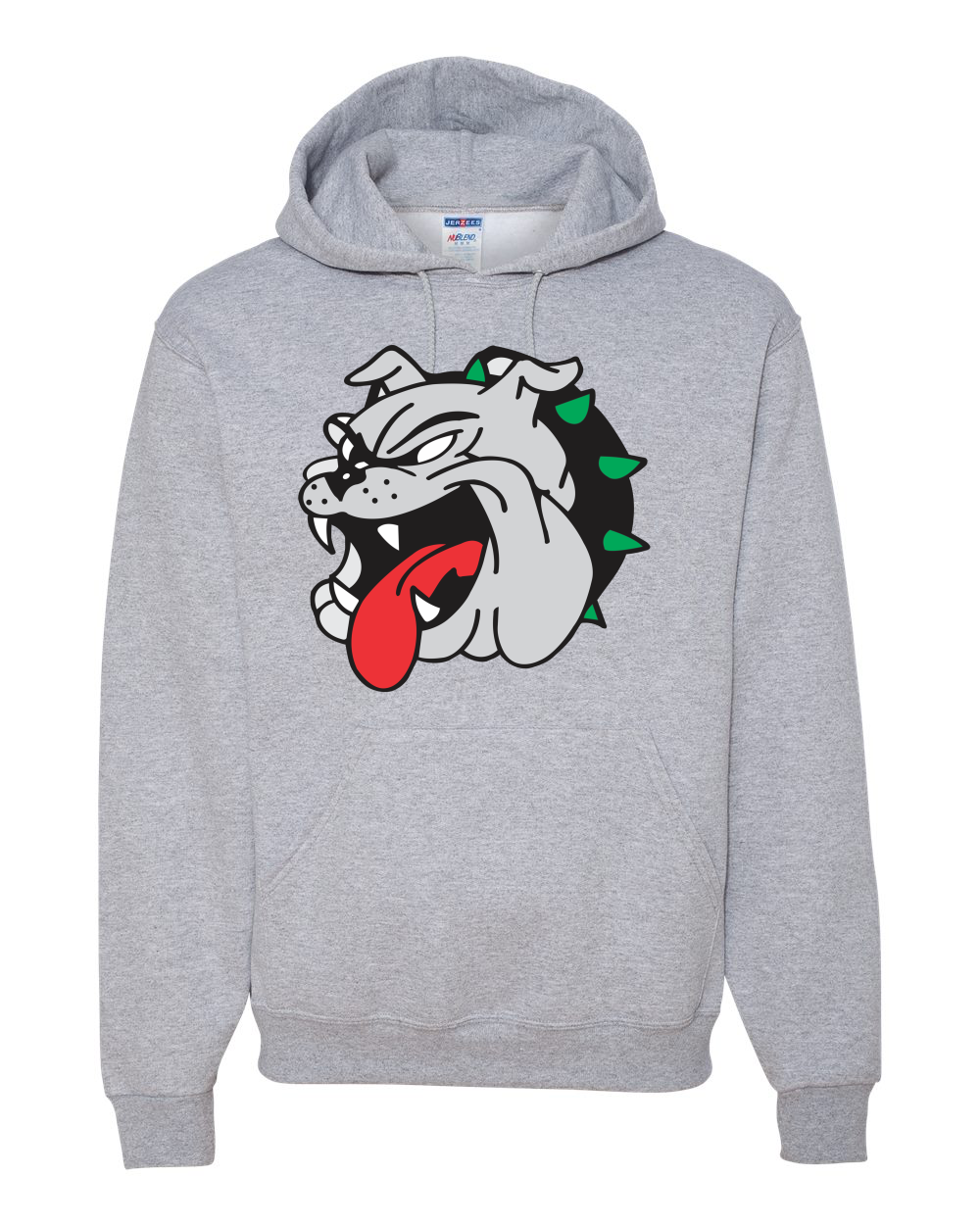 Bulldog Face Graphic Hoodie
