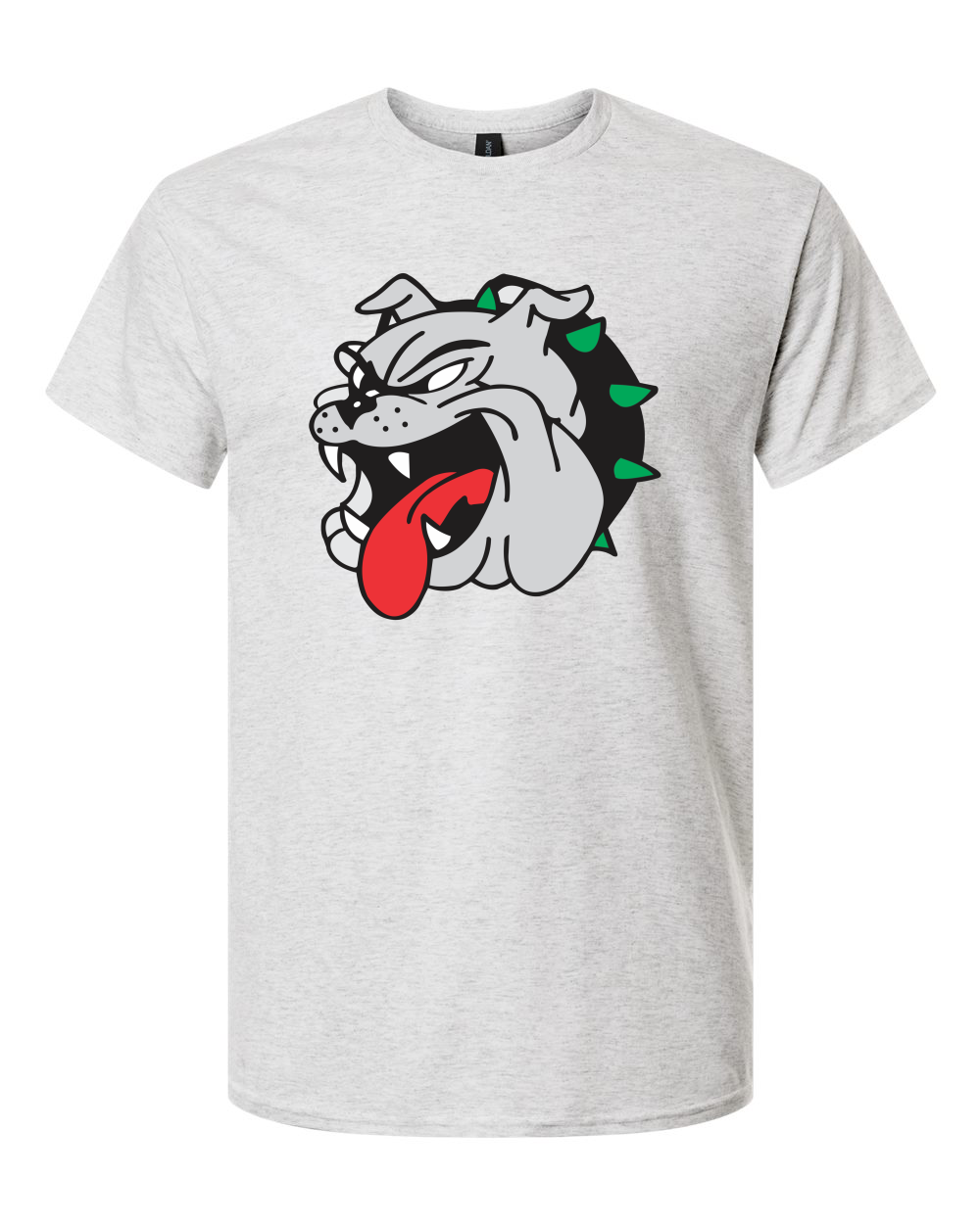 Bulldog Face Crewneck Tee Shirt