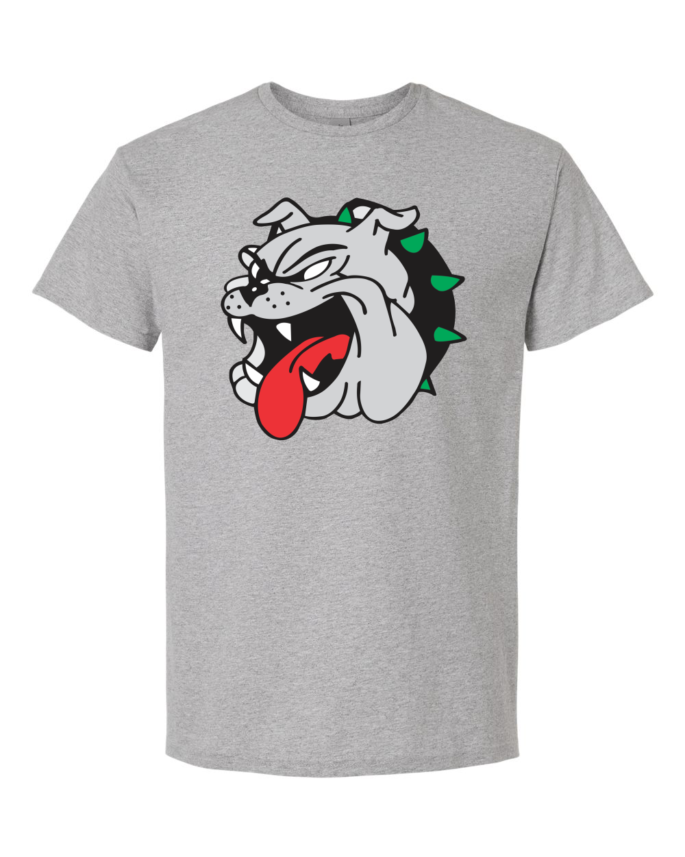 Bulldog Face Crewneck Tee Shirt