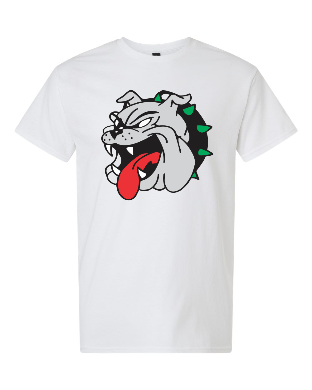 Bulldog Face Crewneck Tee Shirt