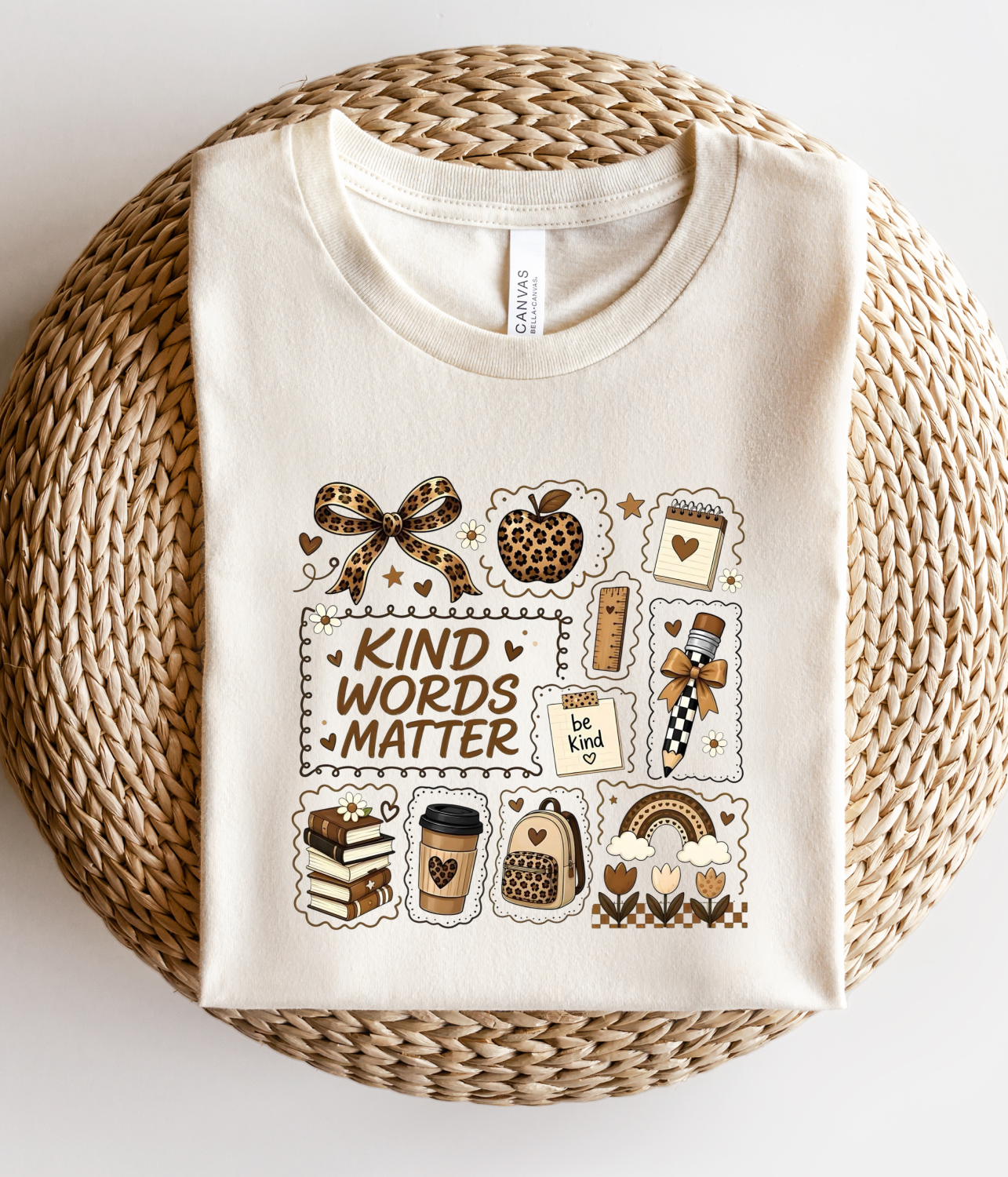 Back To School Kind Words Matter Graphic Tee