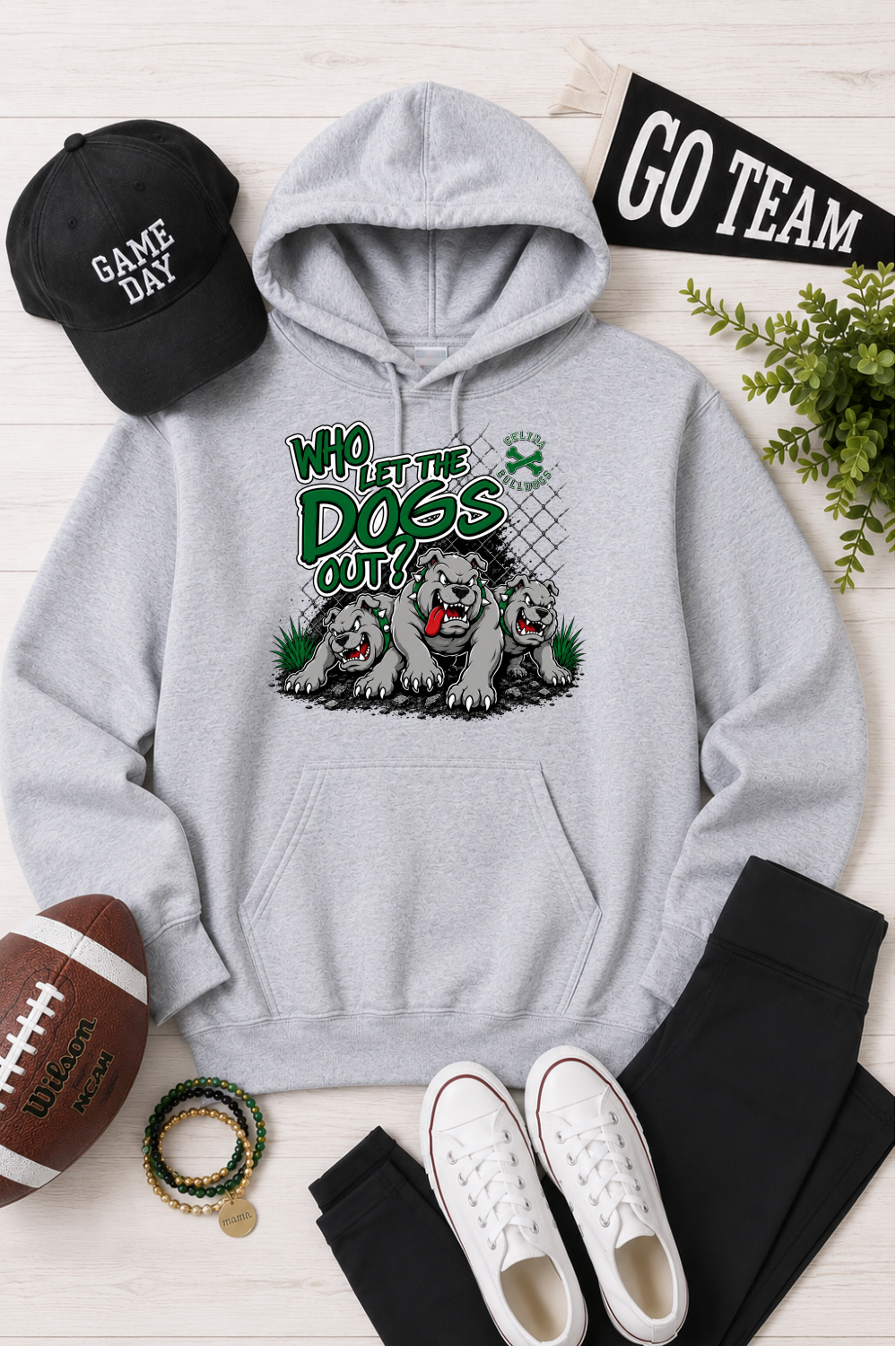 Who Let The Dogs Out Graphic Hoodie