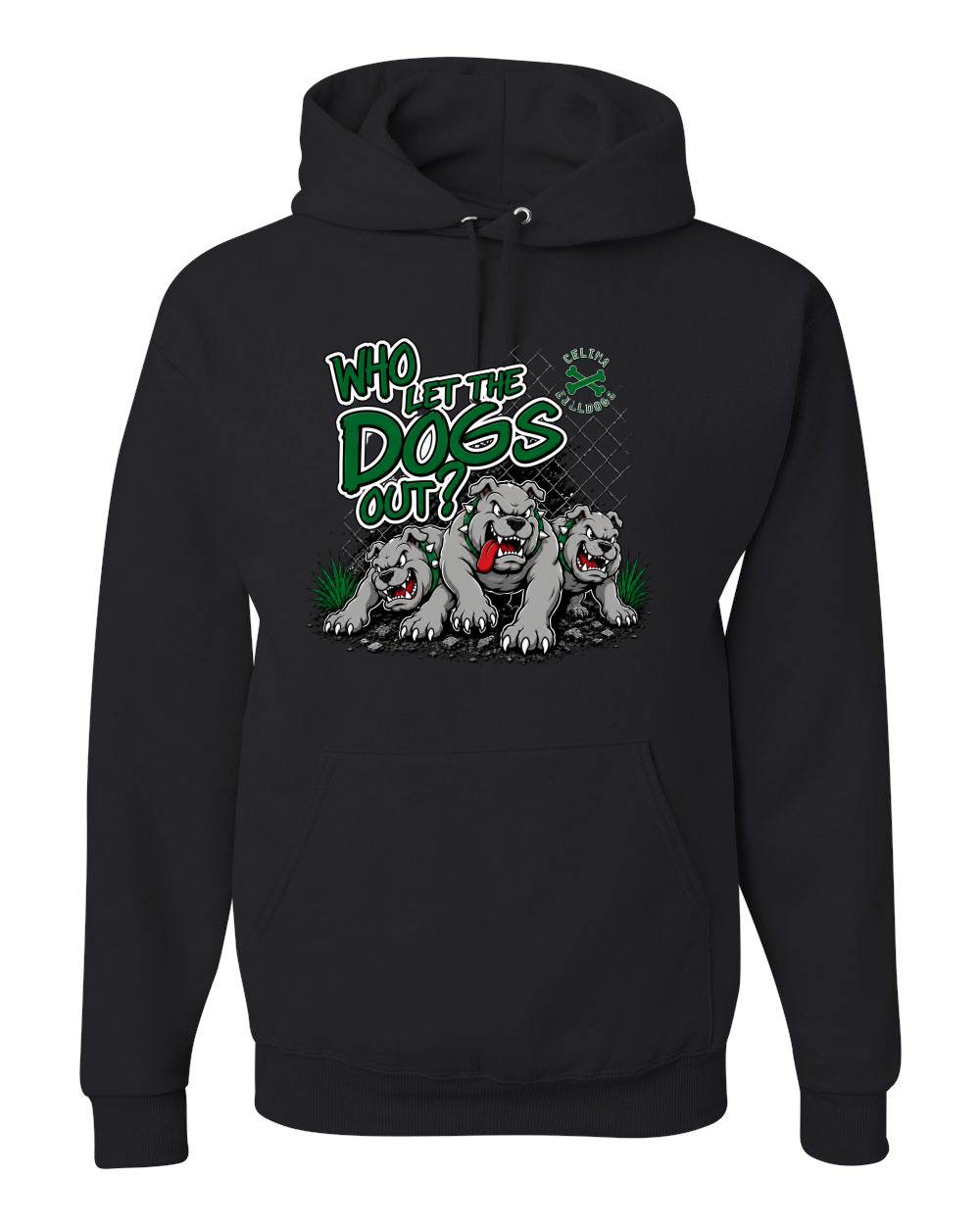 Who Let The Dogs Out Graphic Hoodie