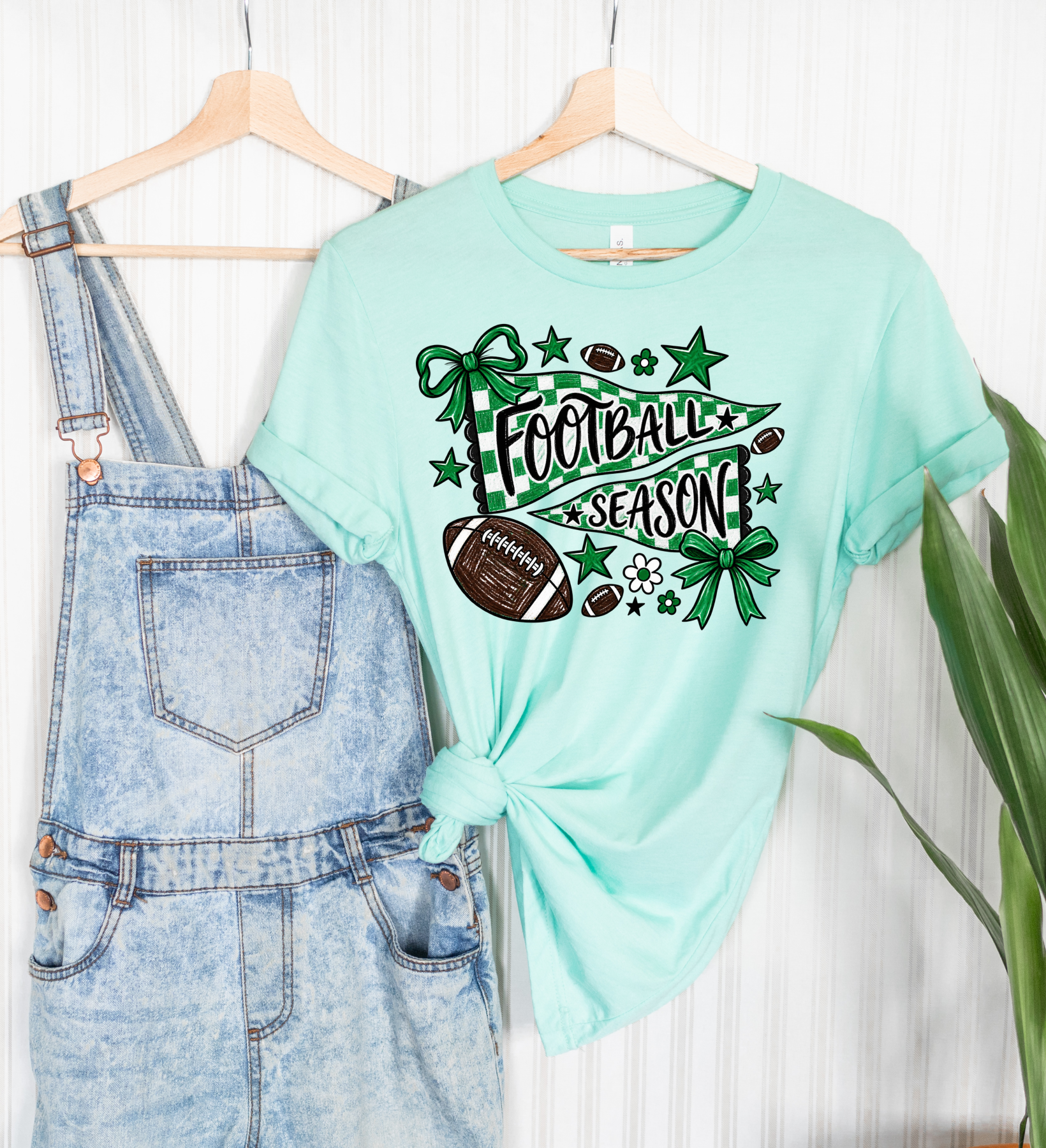 Football Season Bella Canvas Graphic Short Sleeve Tee