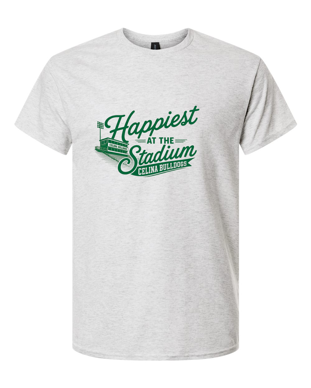Happiest At the Stadium Crewneck Tee Shirt