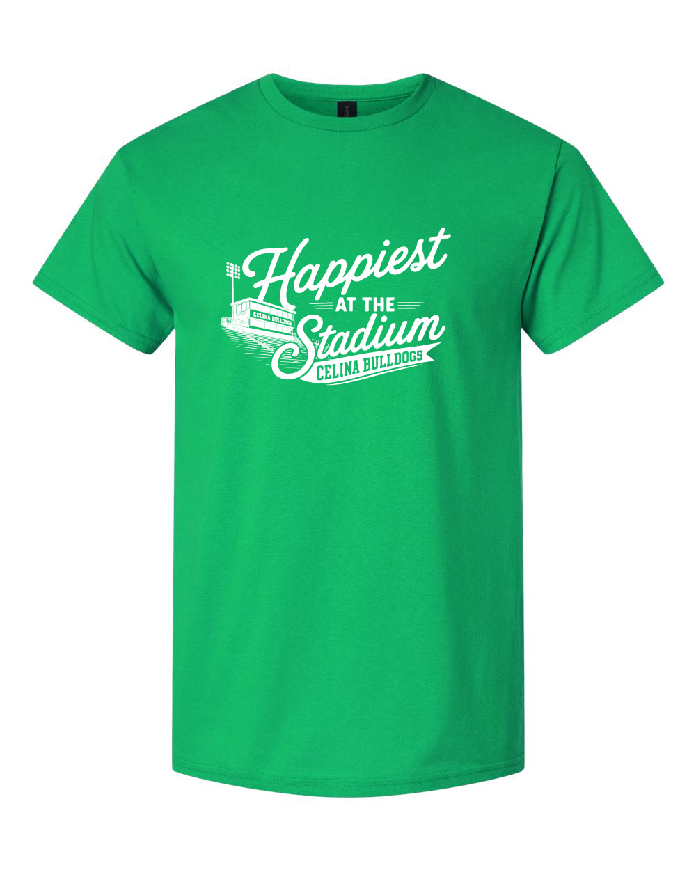 Happiest At the Stadium Crewneck Tee Shirt