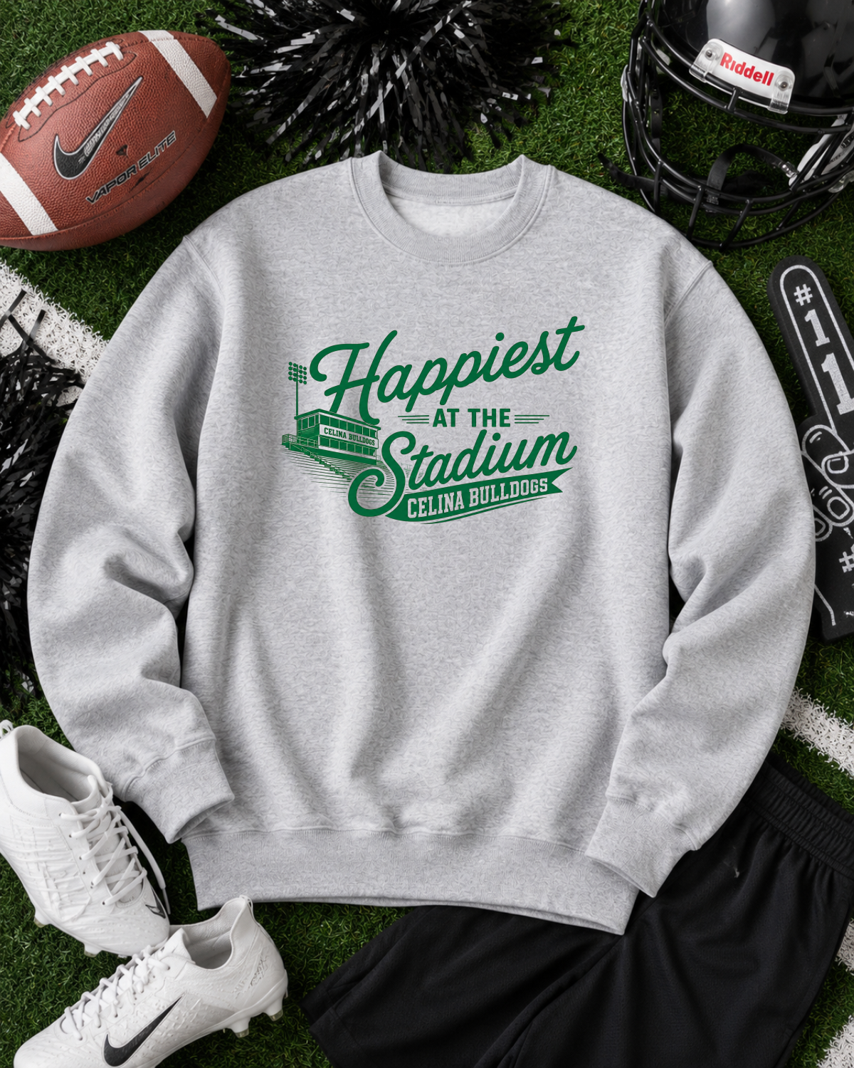 Happiest At the Stadium Crewneck Sweatshirt